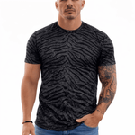 KoAzo 157 - Velvet T-shirt for Men - Sarman Fashion - Wholesale Clothing Fashion Brand for Men from Canada