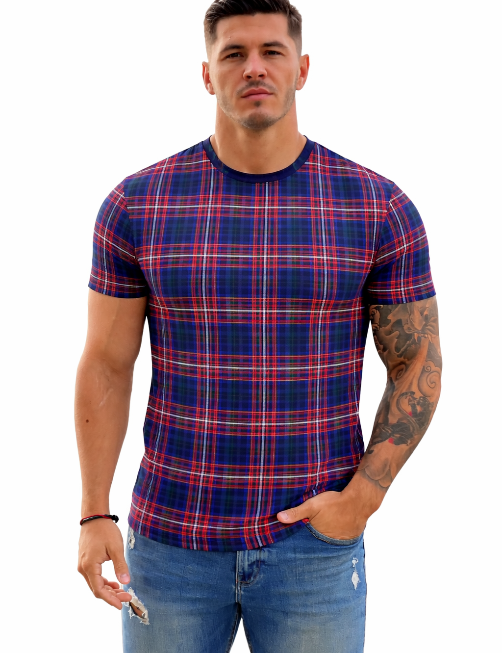 KoAzo 159 - Velvet T-shirt for Men - Sarman Fashion - Wholesale Clothing Fashion Brand for Men from Canada
