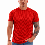 KoAzo 161 - Velvet T-shirt for Men - Sarman Fashion - Wholesale Clothing Fashion Brand for Men from Canada