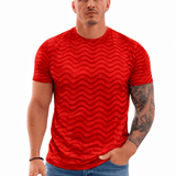 KoAzo 161 - Velvet T-shirt for Men - Sarman Fashion - Wholesale Clothing Fashion Brand for Men from Canada