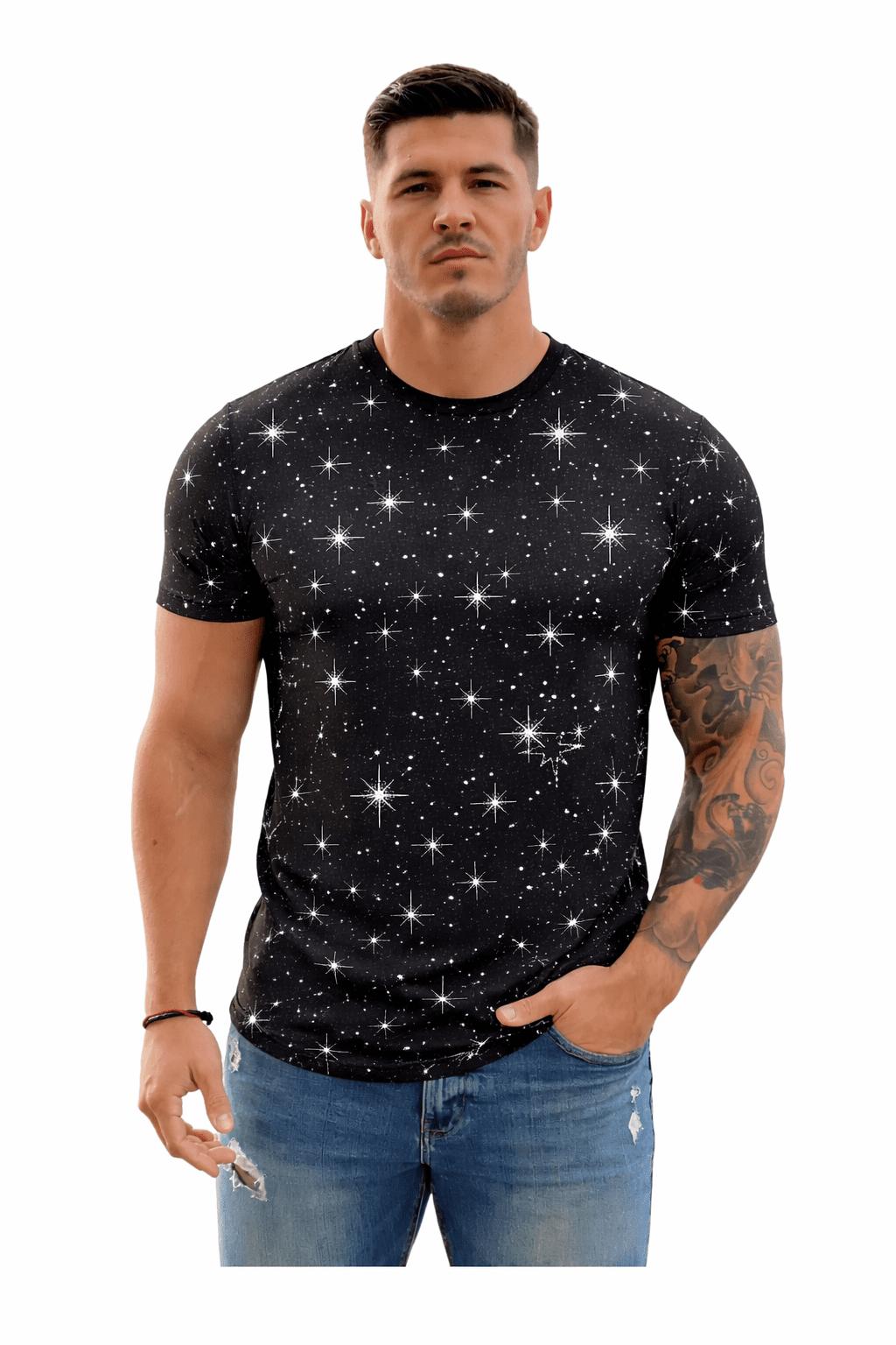 KoAzo 162 - Velvet T-shirt for Men - Sarman Fashion - Wholesale Clothing Fashion Brand for Men from Canada