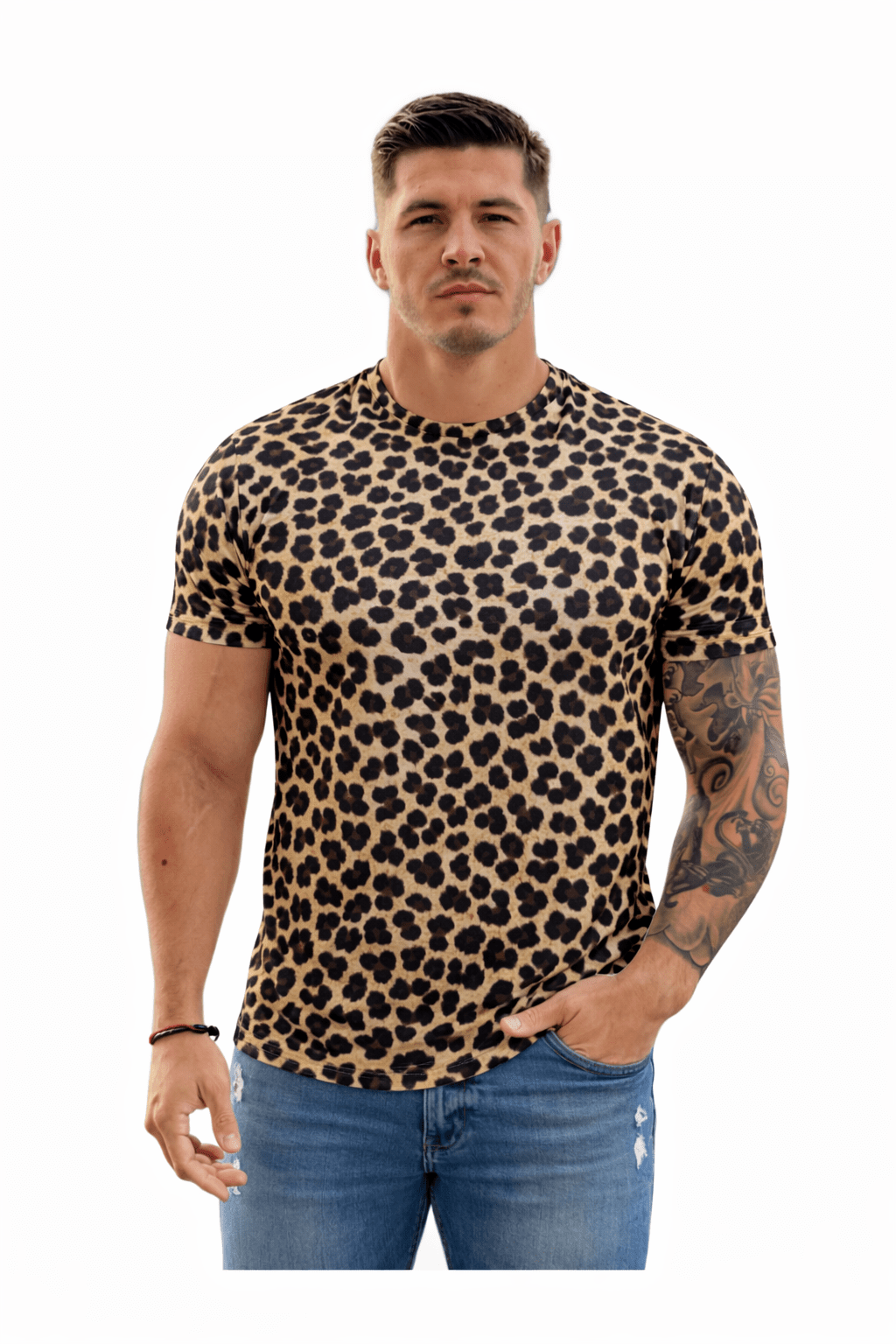 KoAzo 164 - Velvet T-shirt for Men - Sarman Fashion - Wholesale Clothing Fashion Brand for Men from Canada