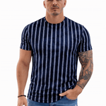 KoAzo 169 - Velvet T-shirt for Men - Sarman Fashion - Wholesale Clothing Fashion Brand for Men from Canada