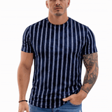 KoAzo 169 - Velvet T-shirt for Men - Sarman Fashion - Wholesale Clothing Fashion Brand for Men from Canada