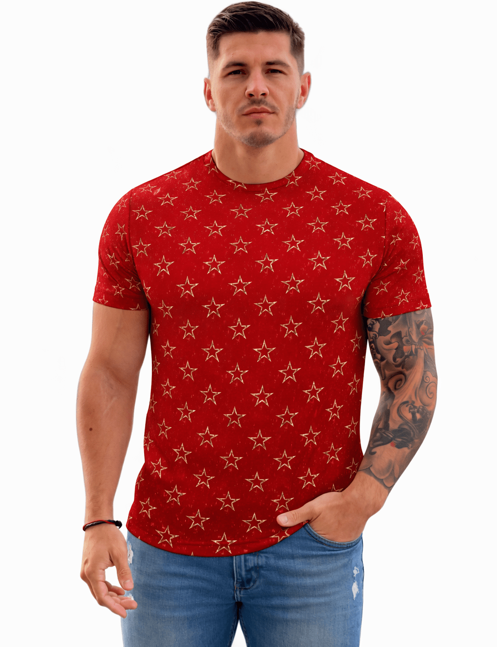 KoAzo 170 - Velvet T-shirt for Men - Sarman Fashion - Wholesale Clothing Fashion Brand for Men from Canada