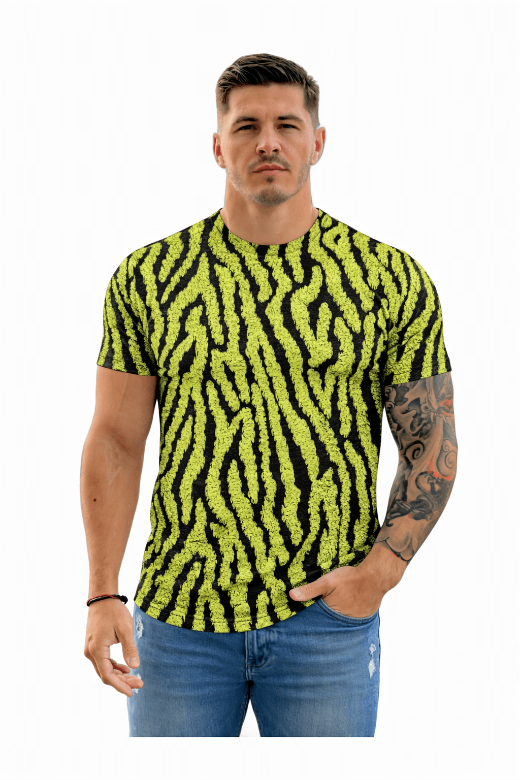 KoAzo 173 - Velvet T-shirt for Men - Sarman Fashion - Wholesale Clothing Fashion Brand for Men from Canada