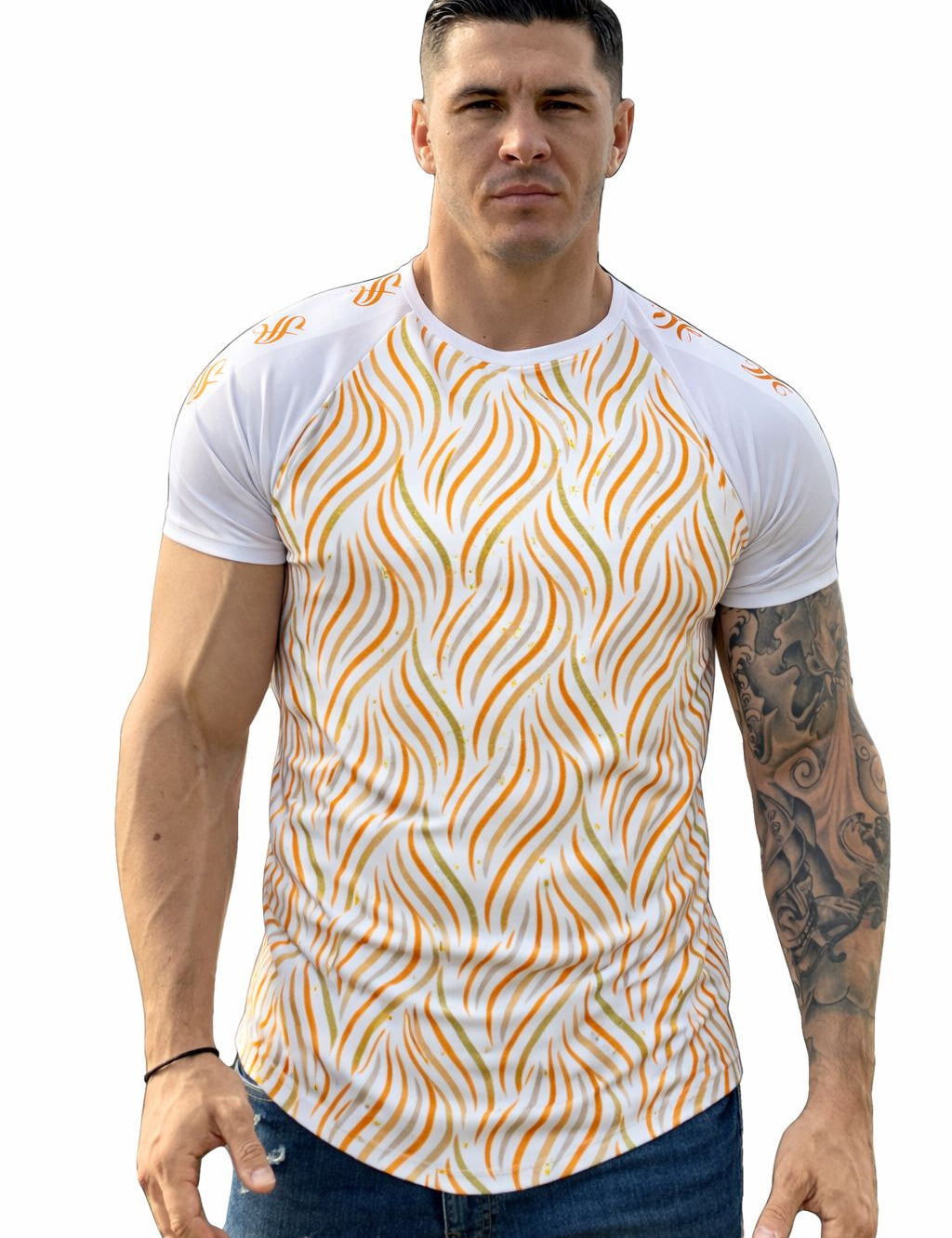 KoAzo 177 - Velvet T-shirt for Men - Sarman Fashion - Wholesale Clothing Fashion Brand for Men from Canada