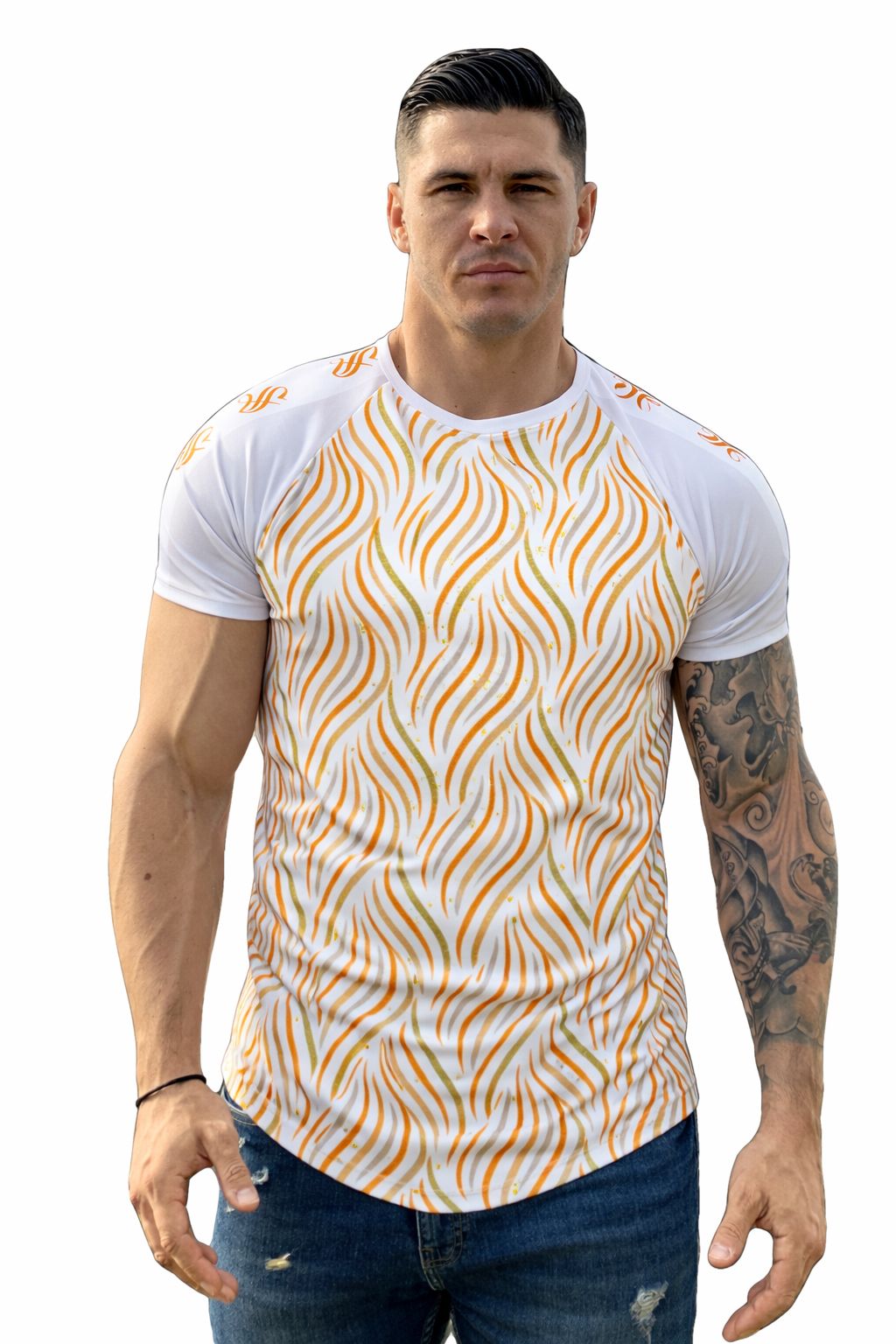 KoAzo 177 - Velvet T-shirt for Men - Sarman Fashion - Wholesale Clothing Fashion Brand for Men from Canada