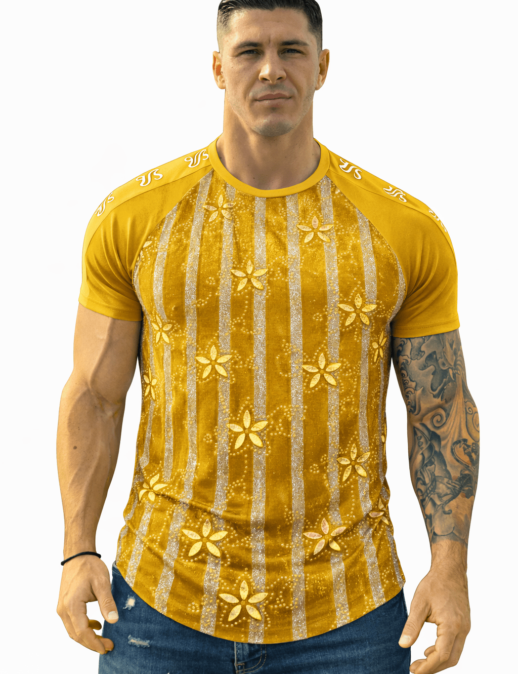 KoAzo 179 - Velvet T-shirt for Men - Sarman Fashion - Wholesale Clothing Fashion Brand for Men from Canada