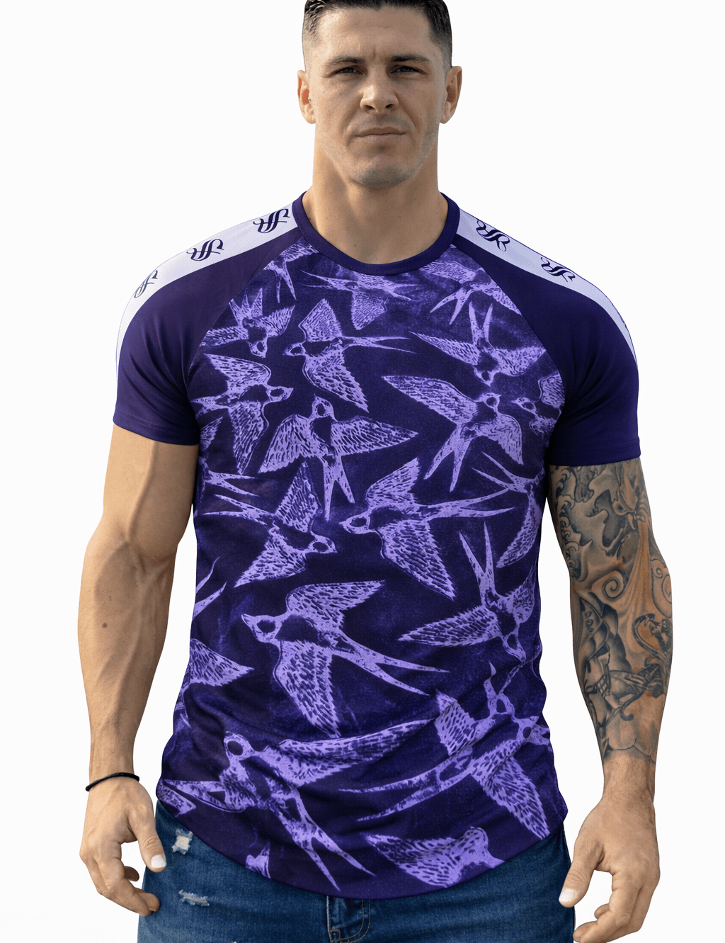 KoAzo 181 - Velvet T-shirt for Men - Sarman Fashion - Wholesale Clothing Fashion Brand for Men from Canada