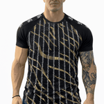 KoAzo 187 - Velvet T-shirt for Men - Sarman Fashion - Wholesale Clothing Fashion Brand for Men from Canada