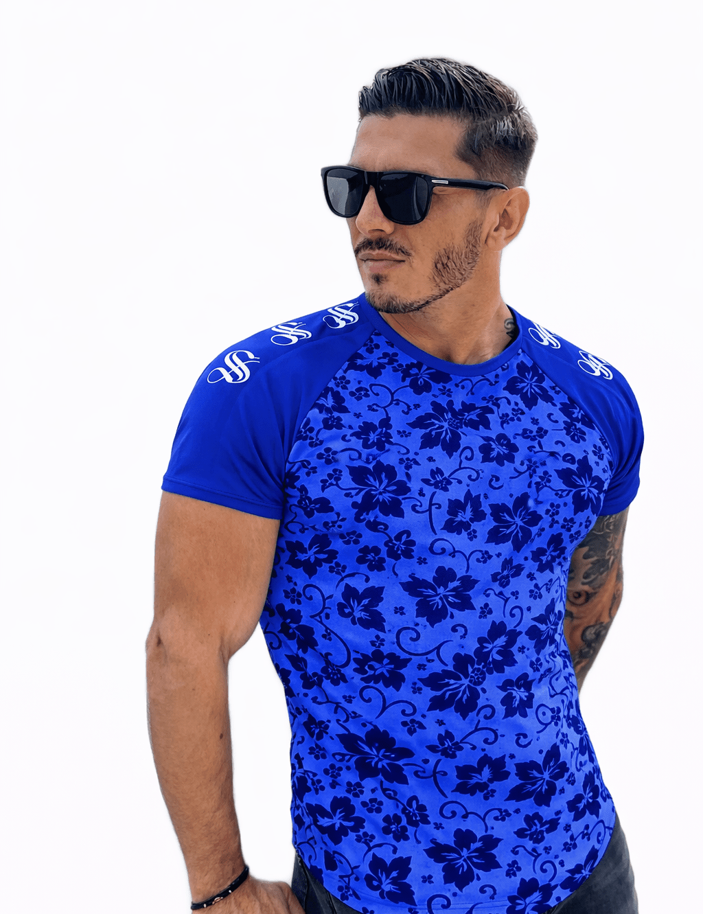 KoAzo 196 - Velvet T-shirt for Men - Sarman Fashion - Wholesale Clothing Fashion Brand for Men from Canada