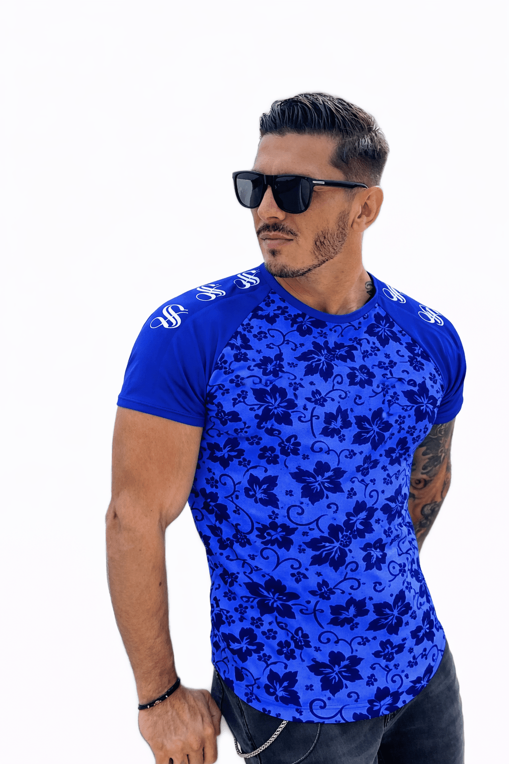KoAzo 196 - Velvet T-shirt for Men - Sarman Fashion - Wholesale Clothing Fashion Brand for Men from Canada