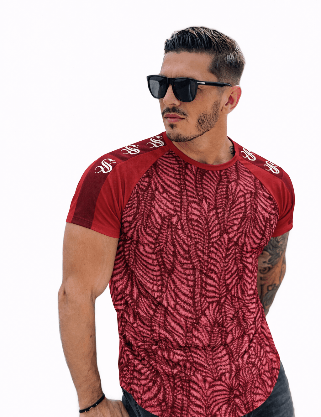 KoAzo 198 - Velvet T-shirt for Men - Sarman Fashion - Wholesale Clothing Fashion Brand for Men from Canada