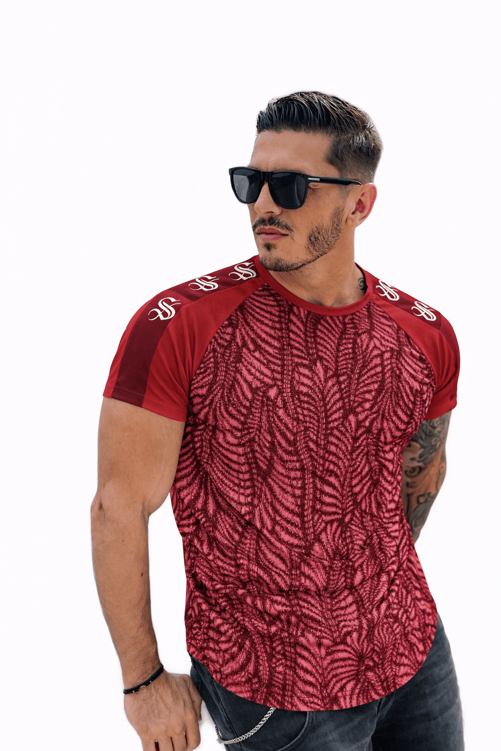 KoAzo 198 - Velvet T-shirt for Men - Sarman Fashion - Wholesale Clothing Fashion Brand for Men from Canada