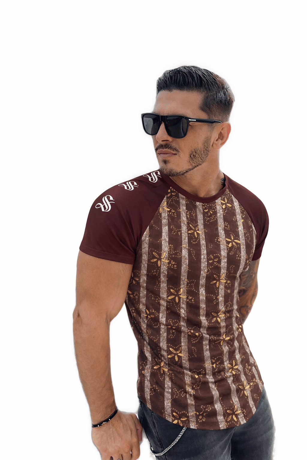 KoAzo 199 - Velvet T-shirt for Men - Sarman Fashion - Wholesale Clothing Fashion Brand for Men from Canada