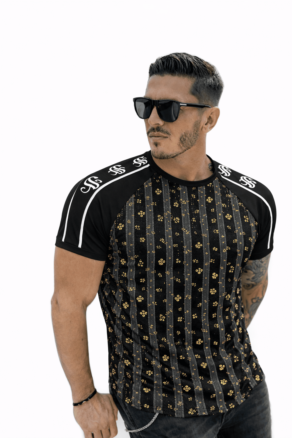 KoAzo 200 - Velvet T-shirt for Men - Sarman Fashion - Wholesale Clothing Fashion Brand for Men from Canada