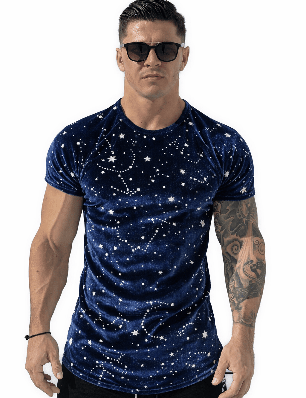 KoAzo 201 - Velvet T-shirt for Men - Sarman Fashion - Wholesale Clothing Fashion Brand for Men from Canada