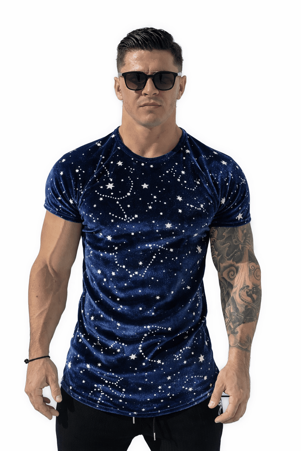 KoAzo 201 - Velvet T-shirt for Men - Sarman Fashion - Wholesale Clothing Fashion Brand for Men from Canada