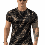 KoAzo 203 - Velvet T-shirt for Men - Sarman Fashion - Wholesale Clothing Fashion Brand for Men from Canada