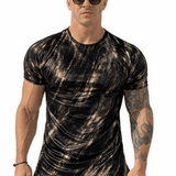 KoAzo 203 - Velvet T-shirt for Men - Sarman Fashion - Wholesale Clothing Fashion Brand for Men from Canada