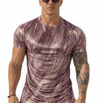 KoAzo 204 - Velvet T-shirt for Men - Sarman Fashion - Wholesale Clothing Fashion Brand for Men from Canada