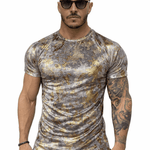 KoAzo 205 - Velvet T-shirt for Men - Sarman Fashion - Wholesale Clothing Fashion Brand for Men from Canada