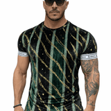 KoAzo 207 - Velvet T-shirt for Men - Sarman Fashion - Wholesale Clothing Fashion Brand for Men from Canada