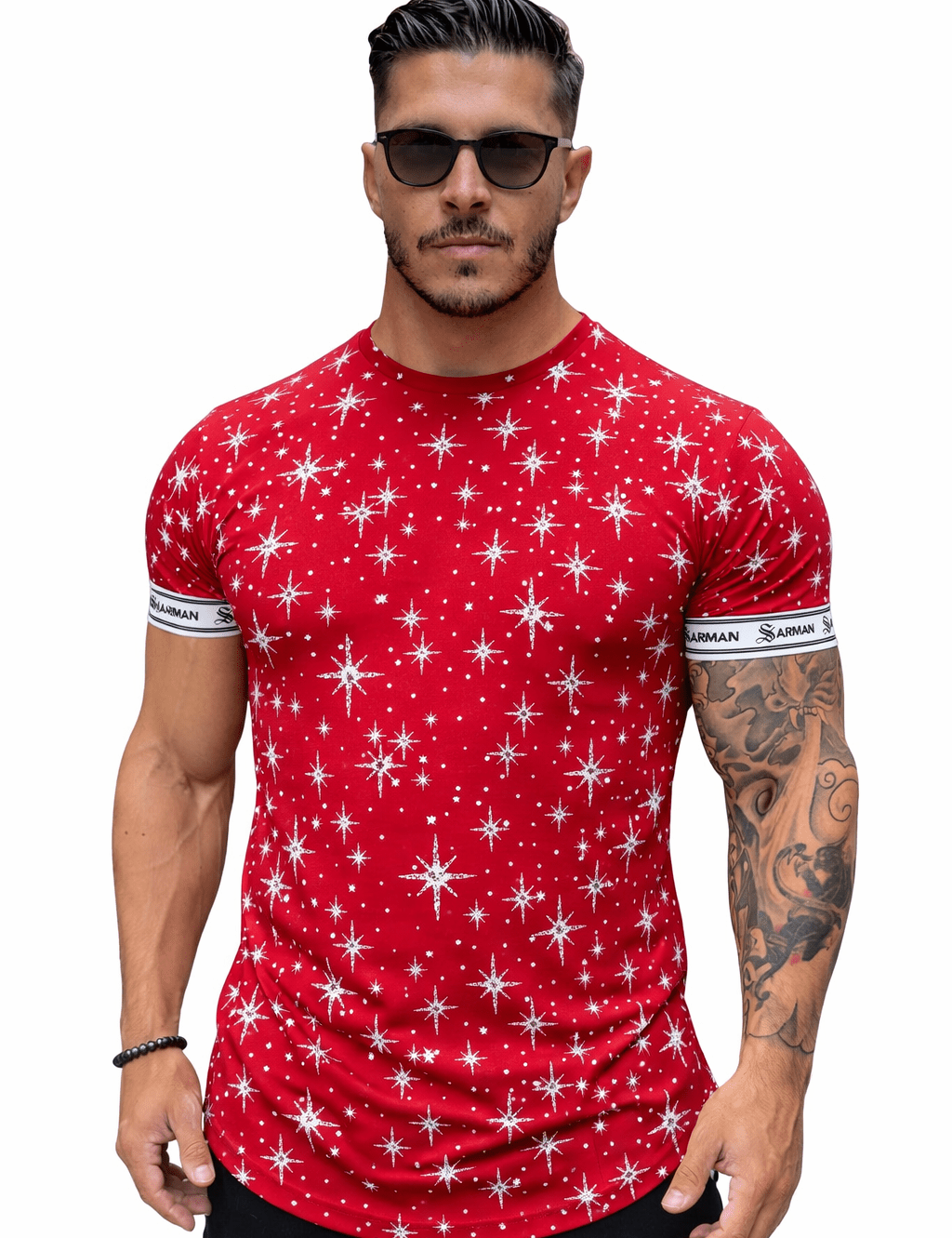 KoAzo 208 - Velvet T-shirt for Men - Sarman Fashion - Wholesale Clothing Fashion Brand for Men from Canada