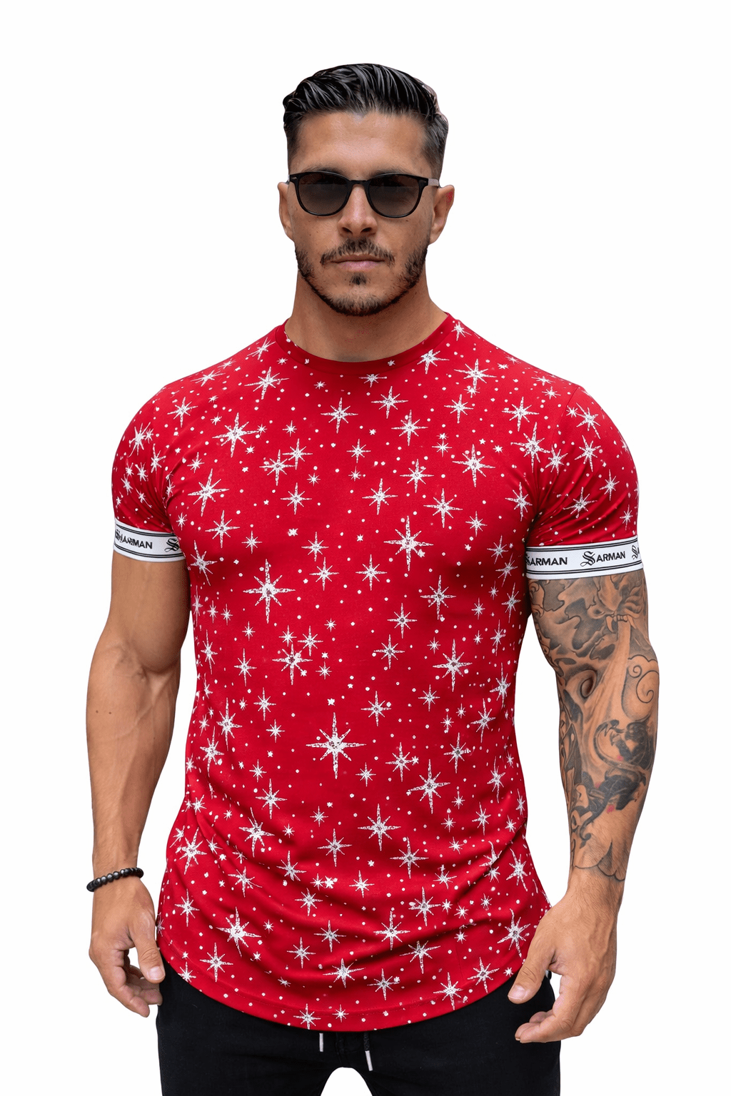 KoAzo 208 - Velvet T-shirt for Men - Sarman Fashion - Wholesale Clothing Fashion Brand for Men from Canada