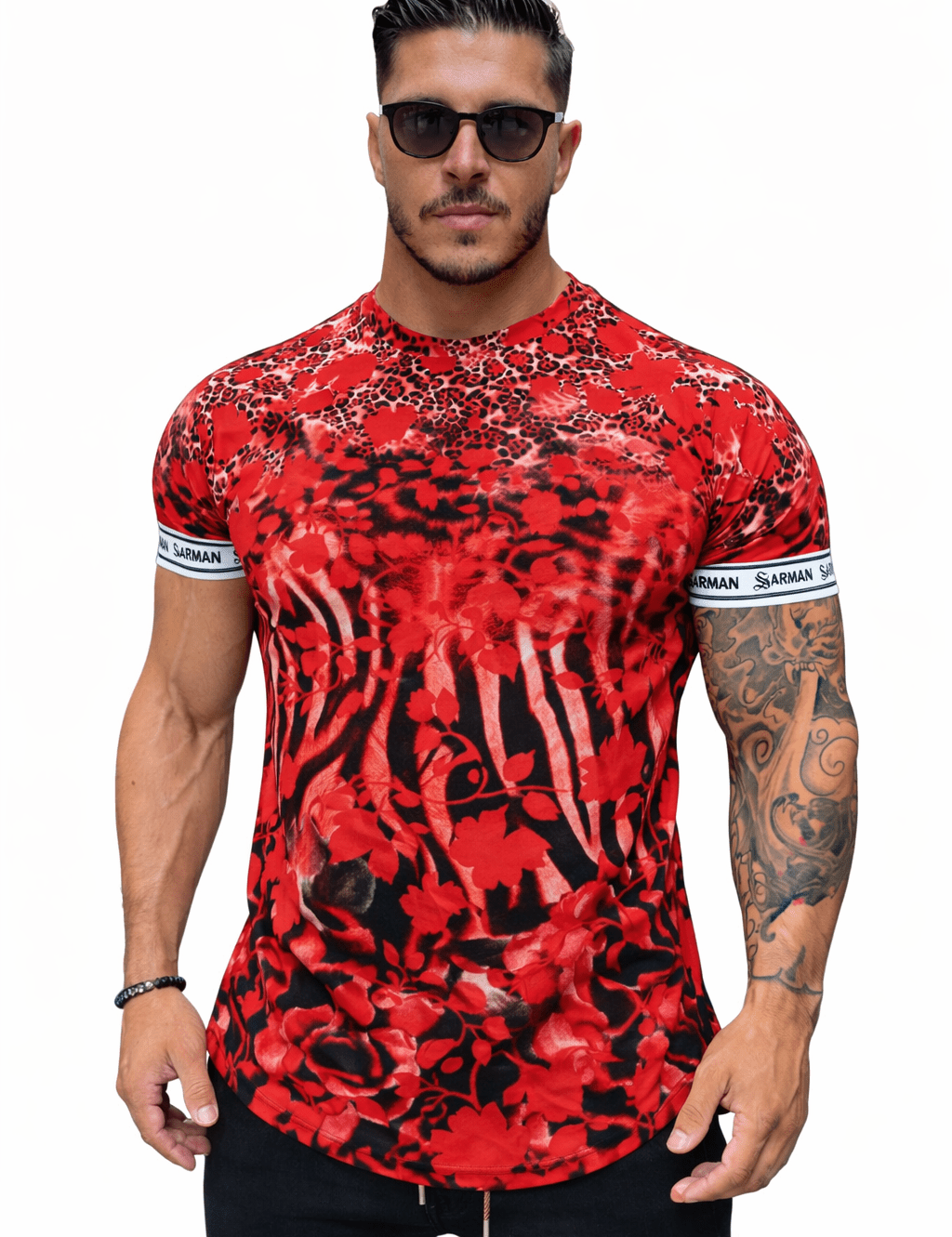 KoAzo 209 - Velvet T-shirt for Men - Sarman Fashion - Wholesale Clothing Fashion Brand for Men from Canada
