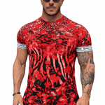 KoAzo 209 - Velvet T-shirt for Men - Sarman Fashion - Wholesale Clothing Fashion Brand for Men from Canada
