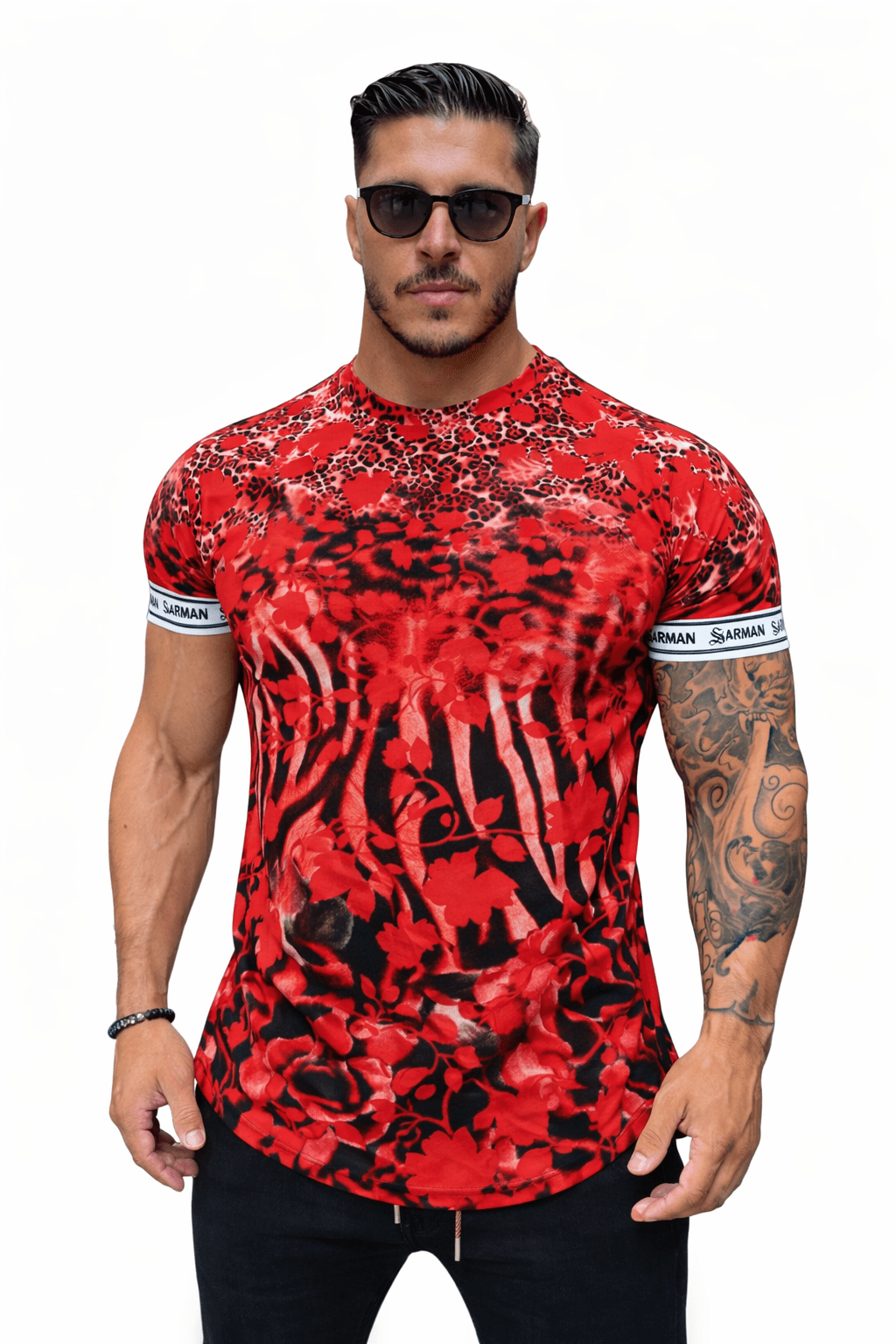 KoAzo 209 - Velvet T-shirt for Men - Sarman Fashion - Wholesale Clothing Fashion Brand for Men from Canada