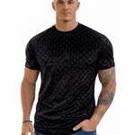 KoAzo 21 - Velvet T-shirt for Men - Sarman Fashion - Wholesale Clothing Fashion Brand for Men from Canada