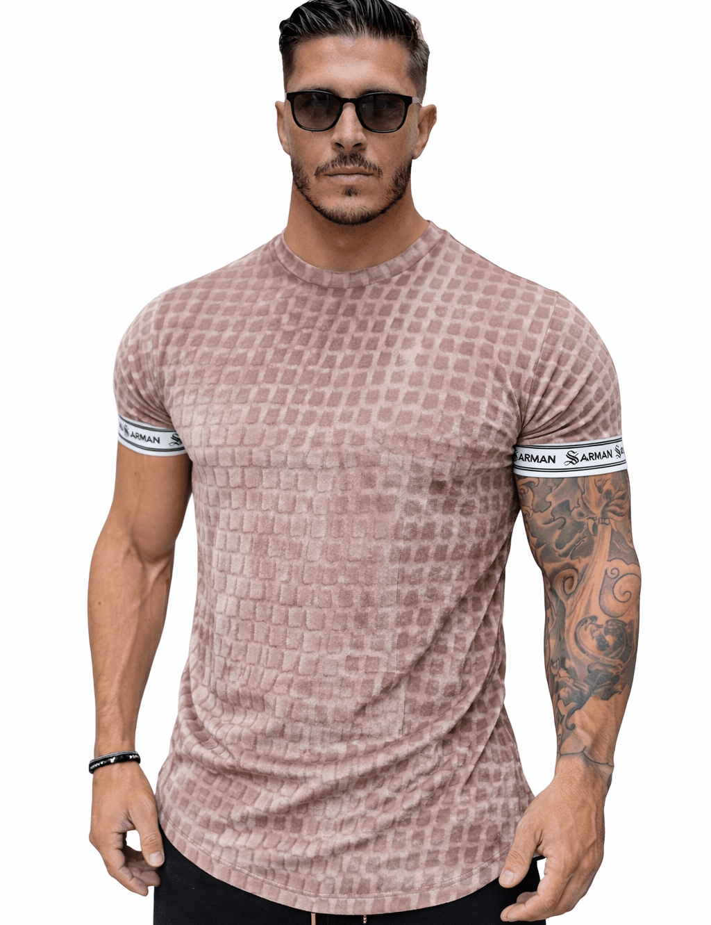 KoAzo 210 - Velvet T-shirt for Men - Sarman Fashion - Wholesale Clothing Fashion Brand for Men from Canada