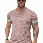 KoAzo 210 - Velvet T-shirt for Men - Sarman Fashion - Wholesale Clothing Fashion Brand for Men from Canada