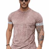KoAzo 210 - Velvet T-shirt for Men - Sarman Fashion - Wholesale Clothing Fashion Brand for Men from Canada
