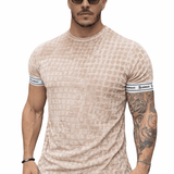 KoAzo 211 - Velvet T-shirt for Men - Sarman Fashion - Wholesale Clothing Fashion Brand for Men from Canada