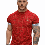 KoAzo 214 - Velvet T-shirt for Men - Sarman Fashion - Wholesale Clothing Fashion Brand for Men from Canada