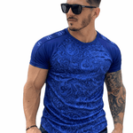 KoAzo 216 - Velvet T-shirt for Men - Sarman Fashion - Wholesale Clothing Fashion Brand for Men from Canada