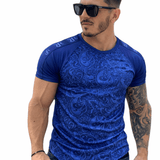 KoAzo 216 - Velvet T-shirt for Men - Sarman Fashion - Wholesale Clothing Fashion Brand for Men from Canada