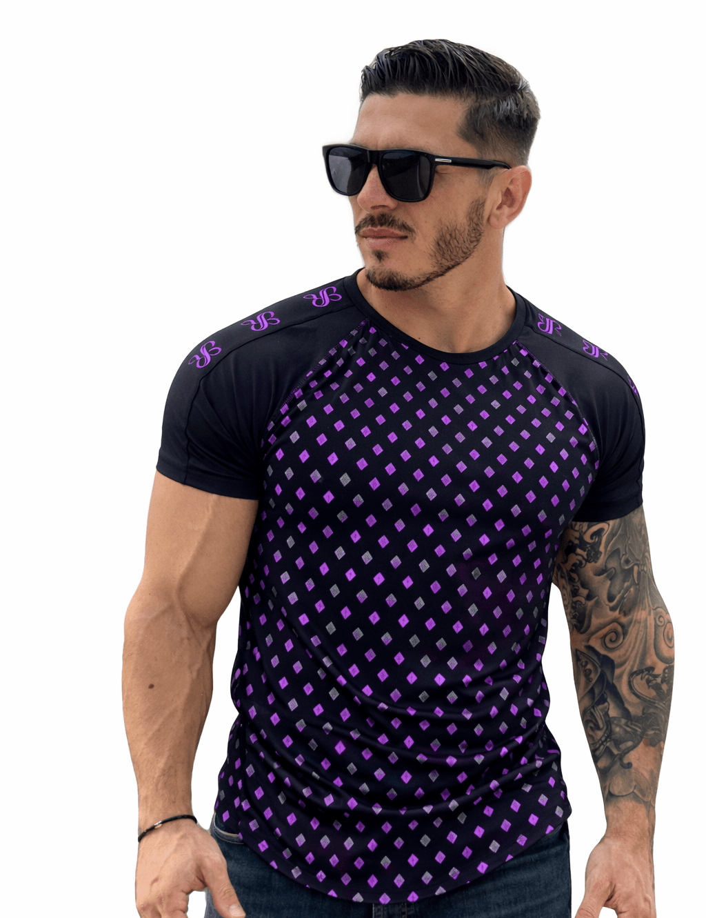 KoAzo 217 - Velvet T-shirt for Men - Sarman Fashion - Wholesale Clothing Fashion Brand for Men from Canada