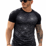 KoAzo 218 - Velvet T-shirt for Men - Sarman Fashion - Wholesale Clothing Fashion Brand for Men from Canada
