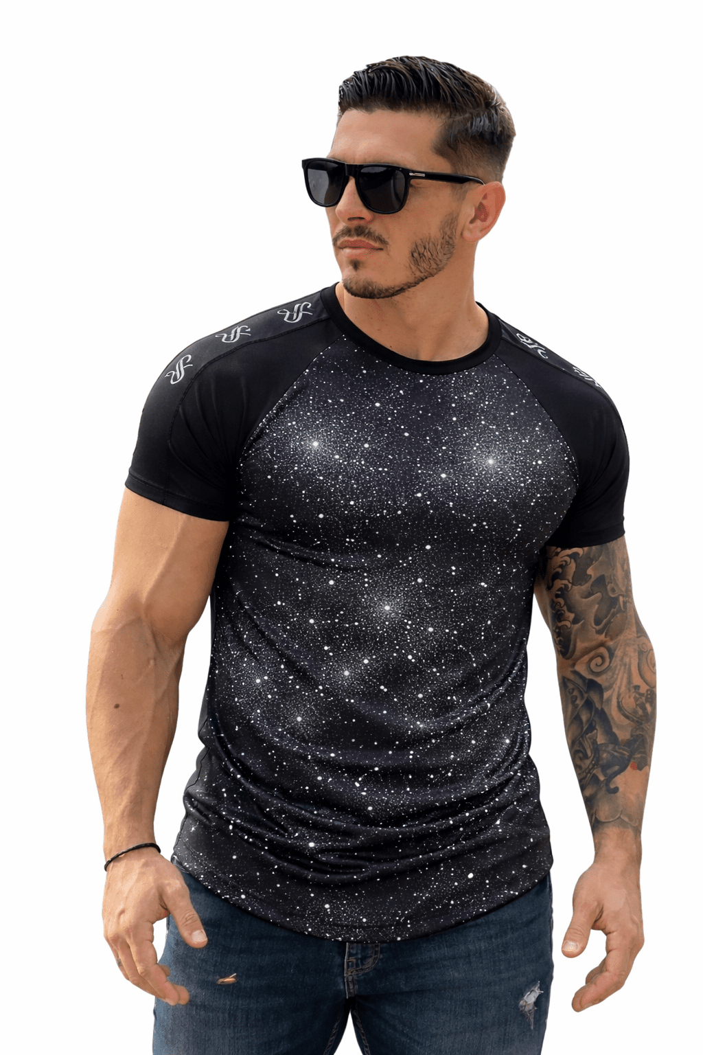 KoAzo 218 - Velvet T-shirt for Men - Sarman Fashion - Wholesale Clothing Fashion Brand for Men from Canada