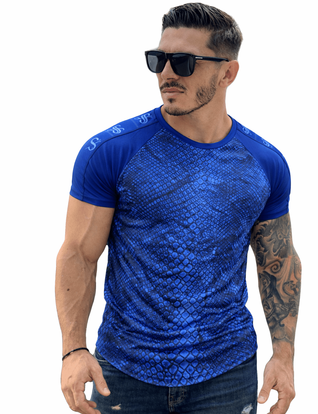 KoAzo 219 - Velvet T-shirt for Men - Sarman Fashion - Wholesale Clothing Fashion Brand for Men from Canada