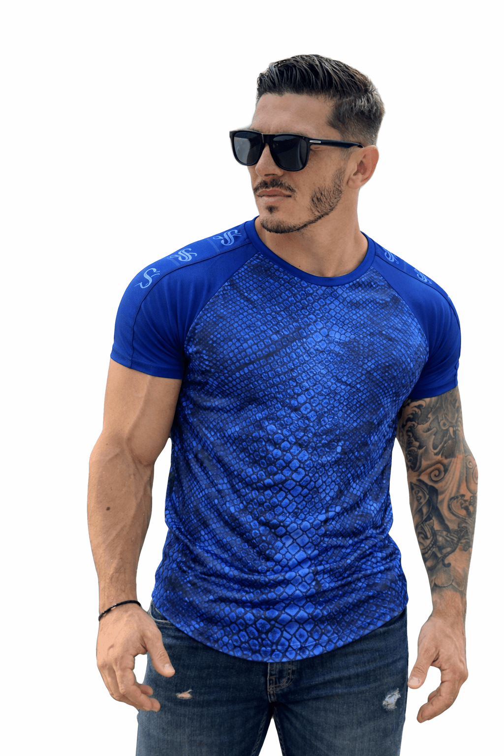 KoAzo 219 - Velvet T-shirt for Men - Sarman Fashion - Wholesale Clothing Fashion Brand for Men from Canada