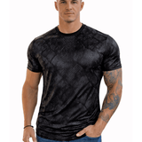 KoAzo 22 - Velvet T-shirt for Men - Sarman Fashion - Wholesale Clothing Fashion Brand for Men from Canada