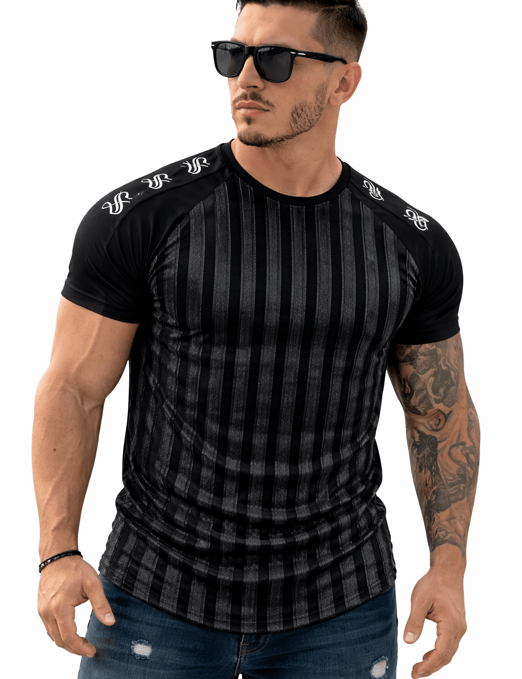 KoAzo 220 - Velvet T-shirt for Men - Sarman Fashion - Wholesale Clothing Fashion Brand for Men from Canada