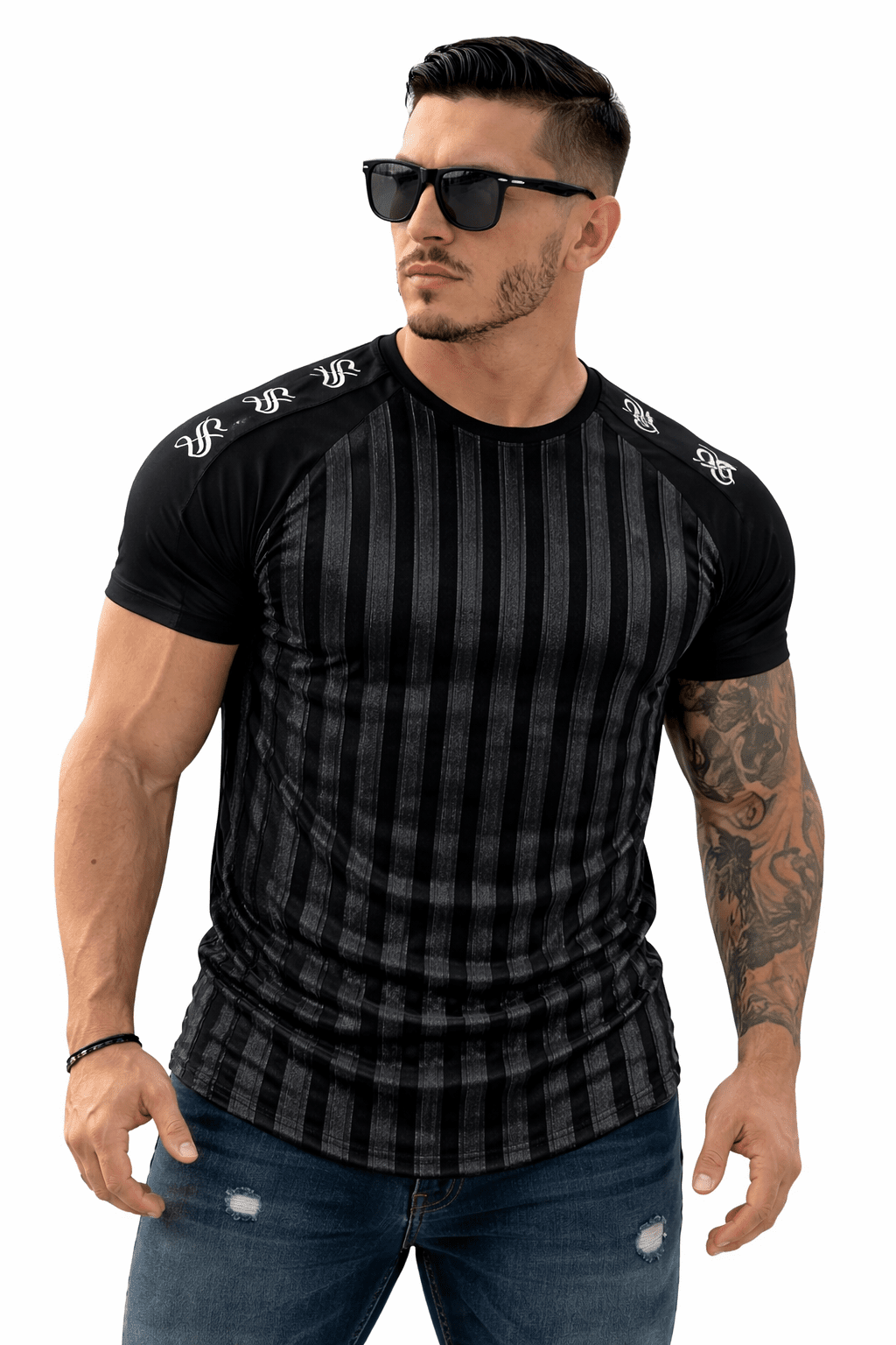 KoAzo 220 - Velvet T-shirt for Men - Sarman Fashion - Wholesale Clothing Fashion Brand for Men from Canada