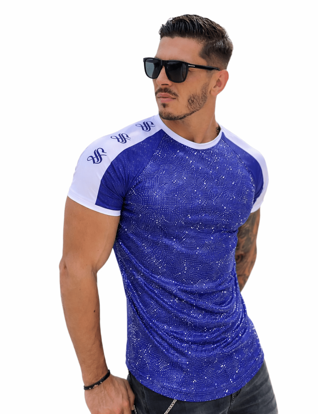 KoAzo 222 - Velvet T-shirt for Men - Sarman Fashion - Wholesale Clothing Fashion Brand for Men from Canada